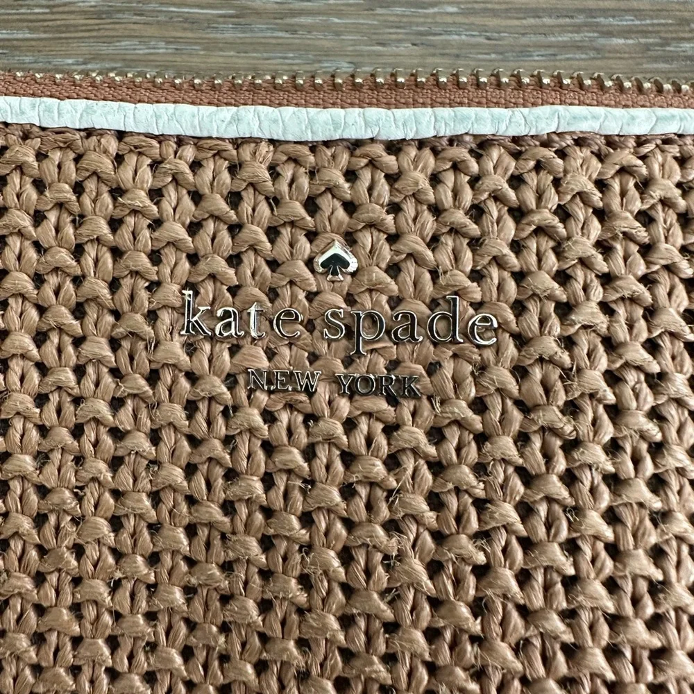 Kate Spade Tan Textured Crossbody Bag
